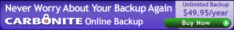 Survive a PC disaster with Carbonite Online Backup